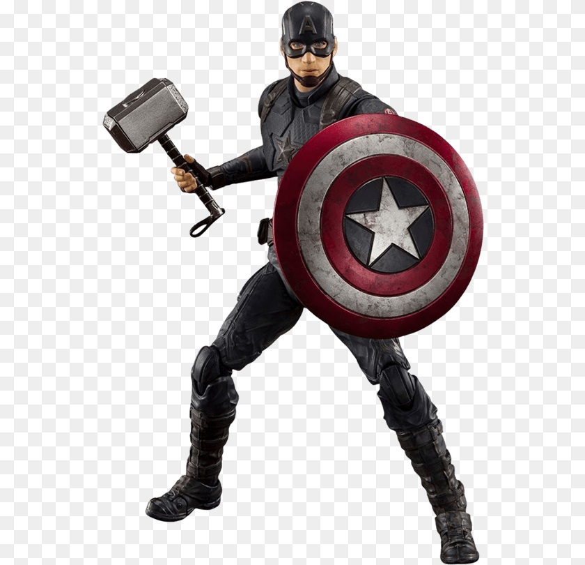 549x810 Avengers Endgame Sh Figuarts Captain America, Adult, Armor, Male, Man Clipart PNG