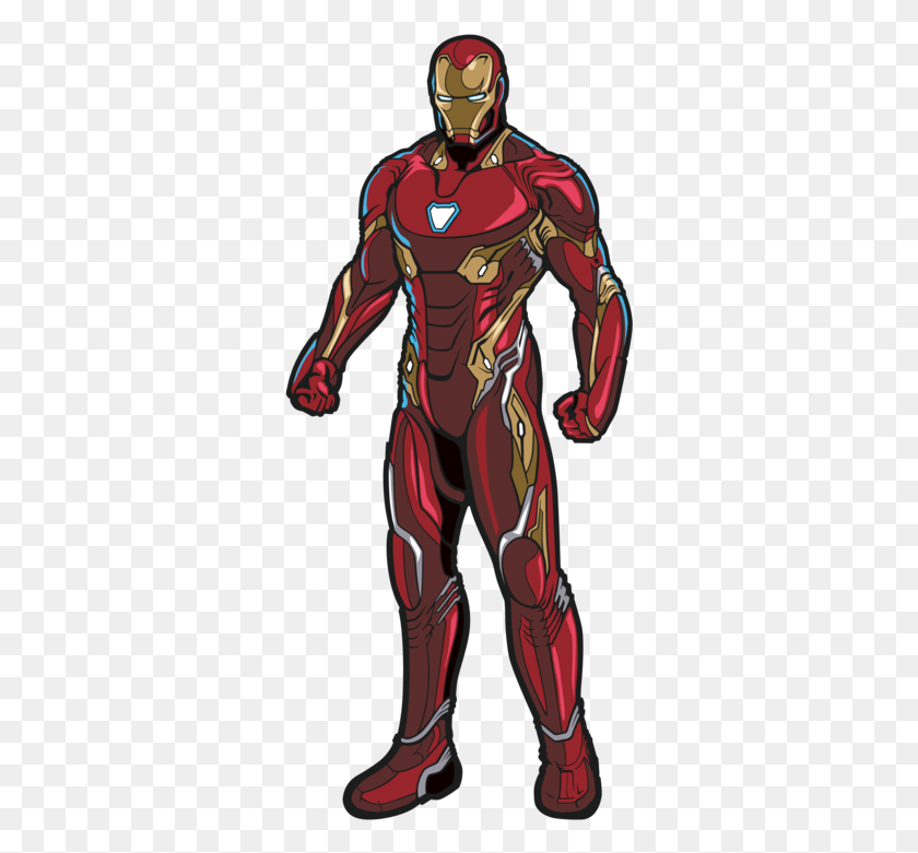 320x721 Avengers Infinity War Iron Man Figpin Iron Man Dibujo Infinity War, Casco, Ropa, Ropa Hd Png