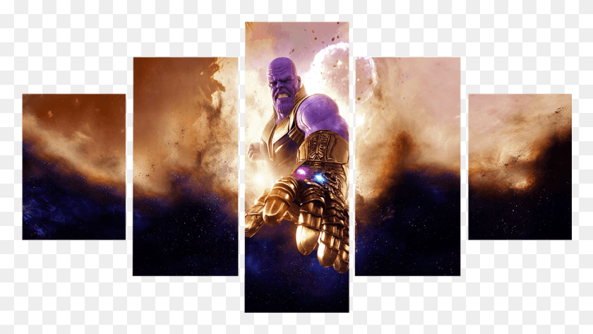 1110x588 Avengers Thanos With All Infinity Stones Thanos Wallpaper For Mobile, Collage, Poster, Advertisement HD PNG Download