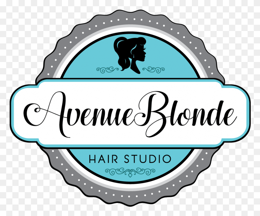 967x790 Avenue Blonde Hair Studio Etiqueta, Texto, Agua, Al Aire Libre Hd Png