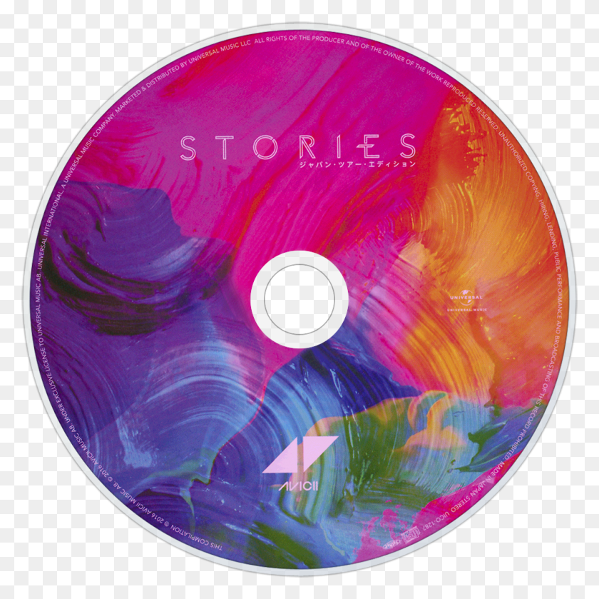 1000x1000 Avicii Stories Cd Disc Image Cd, Disk, Dvd HD PNG Download