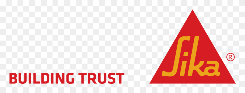 1185x398 Aviva Stadium Events Sika Building Trust Logo, Text, Symbol, Triangle HD PNG Download