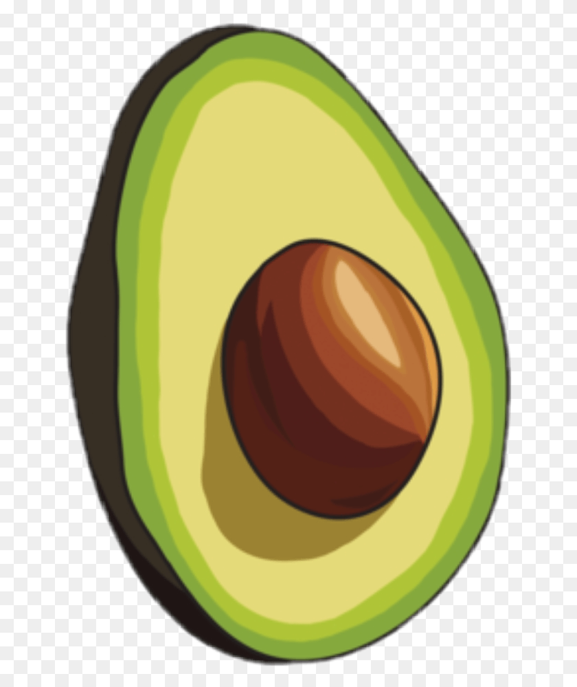 651x939 Avocado Sticker, Plant, Fruit, Food HD PNG Download