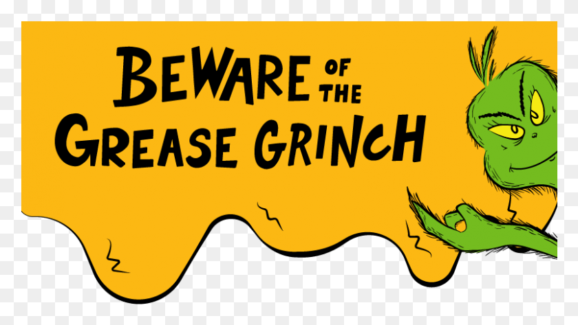 801x425 Avoid The Grease Grinch This Holiday Season, Label, Text, Plant HD PNG Download