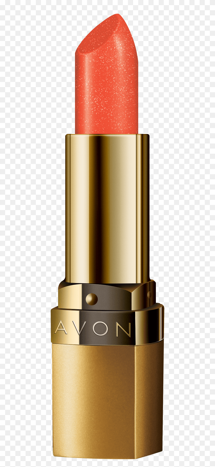 445x1763 Avon Gold Shine Ls, Bottle, Lipstick, Cosmetics HD PNG Download