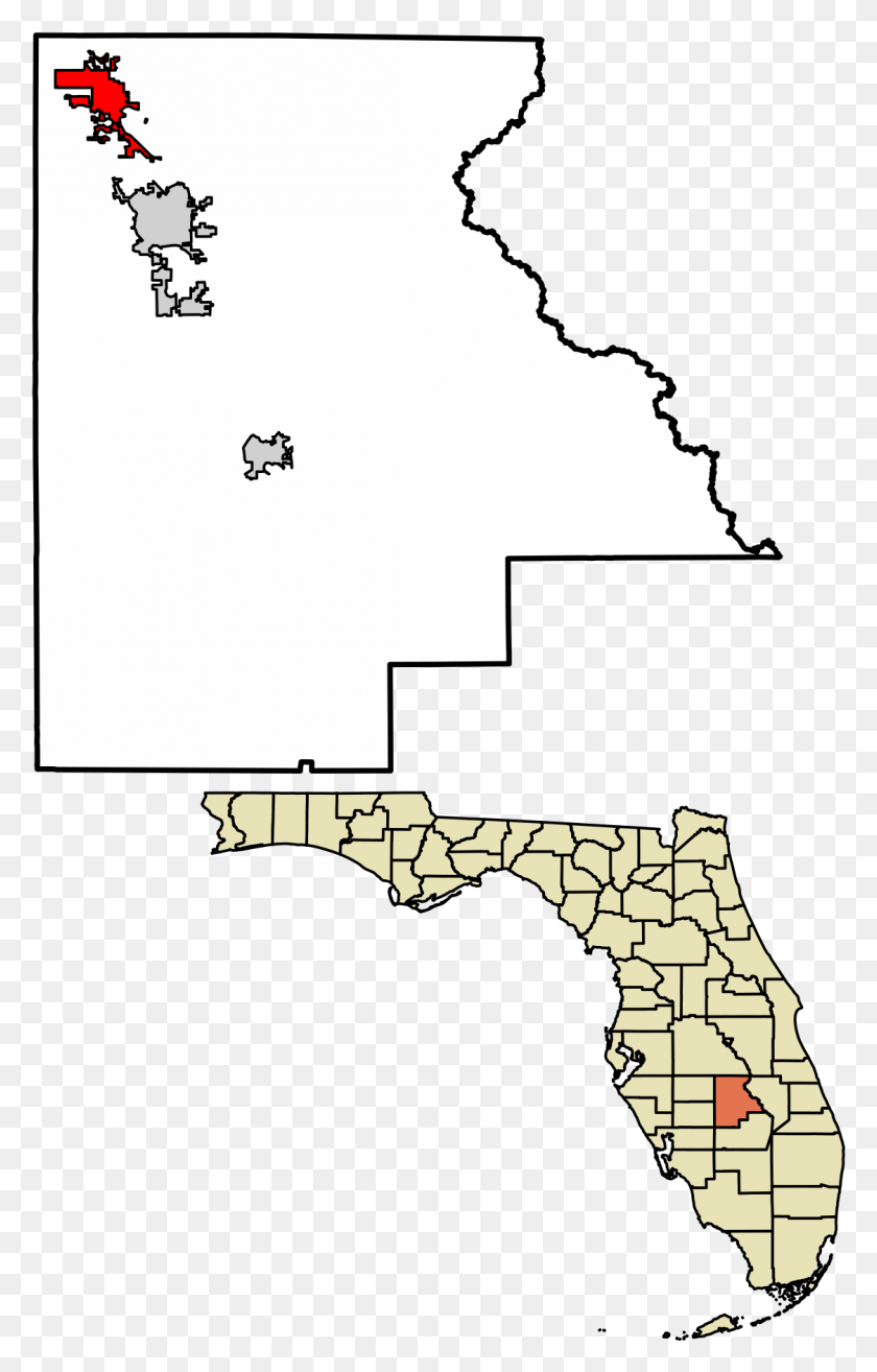 1124x1808 Avon Park Florida Highland County Florida, Map, Diagram, Plot HD PNG Download