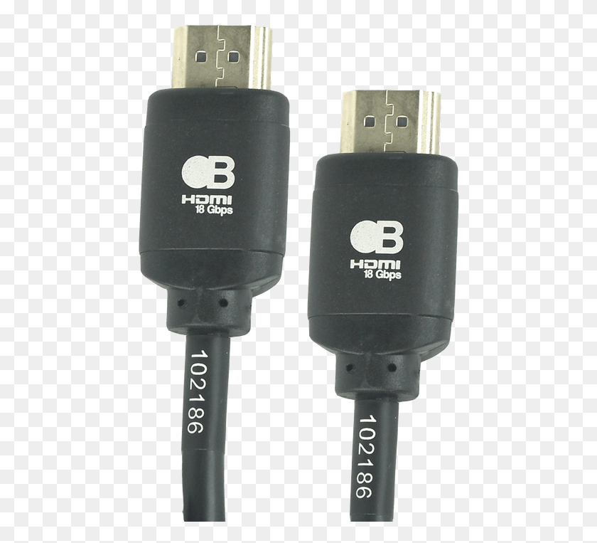 456x703 Avproconnect Ac Bt05 Auhd Bullet Train Hdmi Cable 18gbps Usb Cable, Electrical Device, Adapter, Gas Pump HD PNG Download