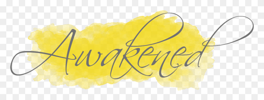 1039x346 Awakened In Font, Text, Handwriting, Calligraphy HD PNG Download