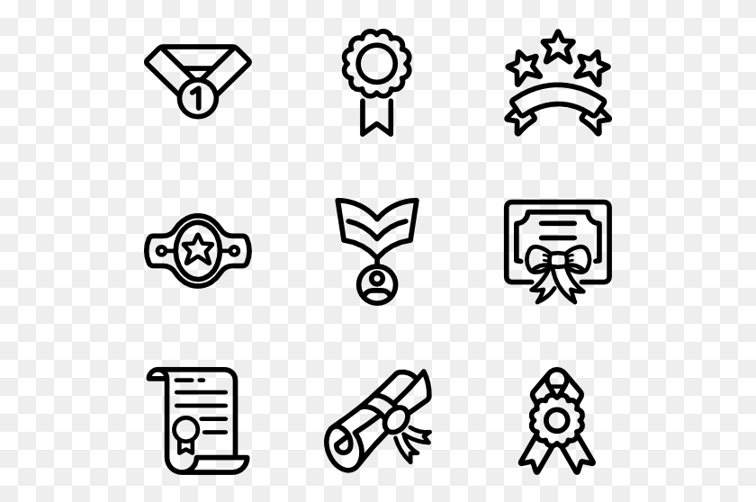 523x498 Award And Success Face Icon Vector, Gray, World Of Warcraft HD PNG Download