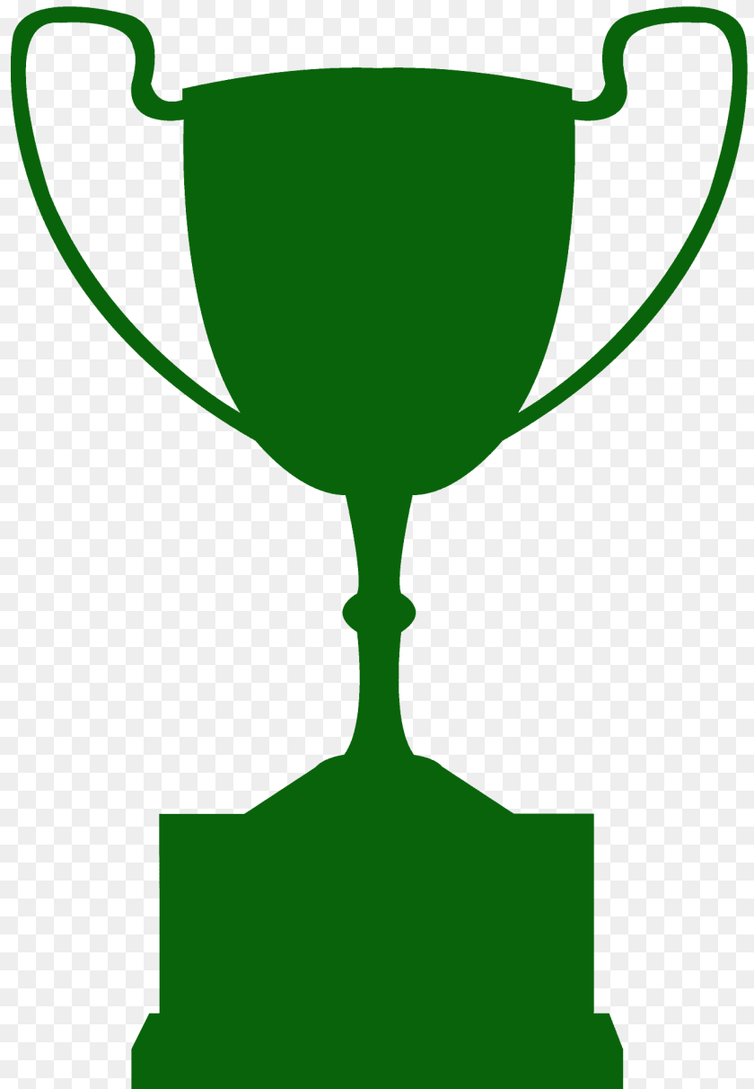 Award Cup Trophy Silhouette Clipart PNG