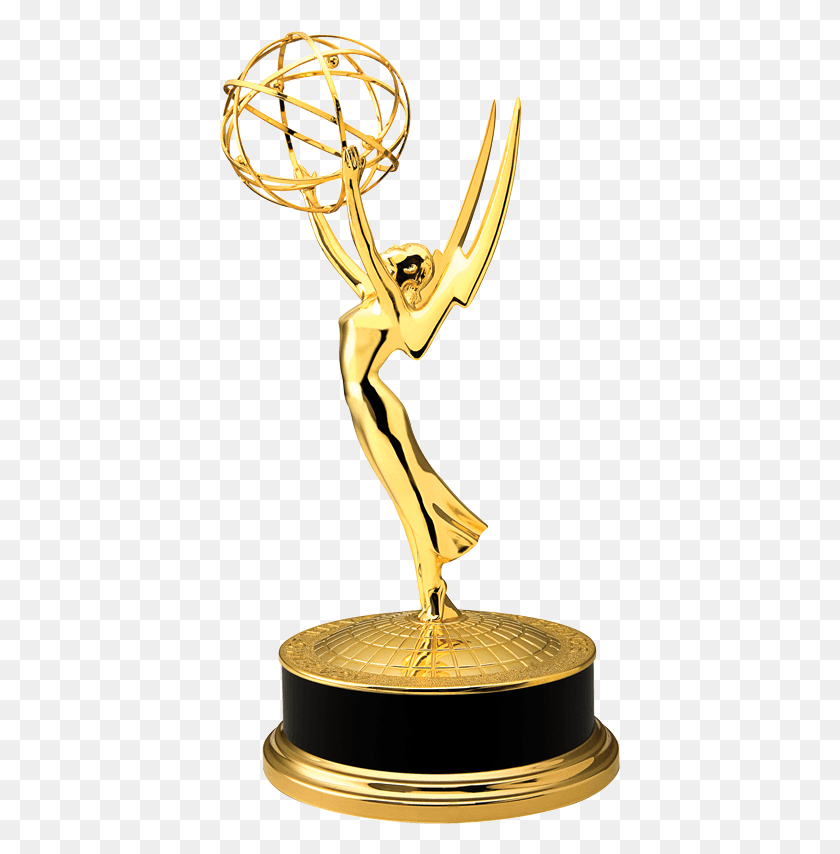 401x794 Awards Stickpng Emmy Award, Trophy, Gold, Lamp HD PNG Download