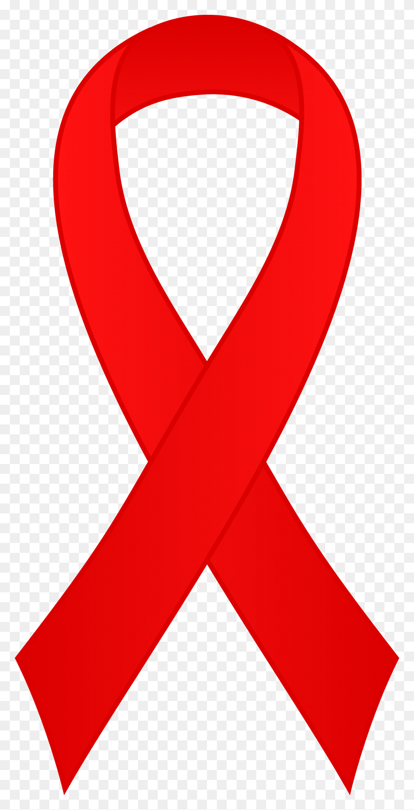 3337x6766 Awareness Ribbon Red Clip Art, Text, Logo, Symbol HD PNG Download