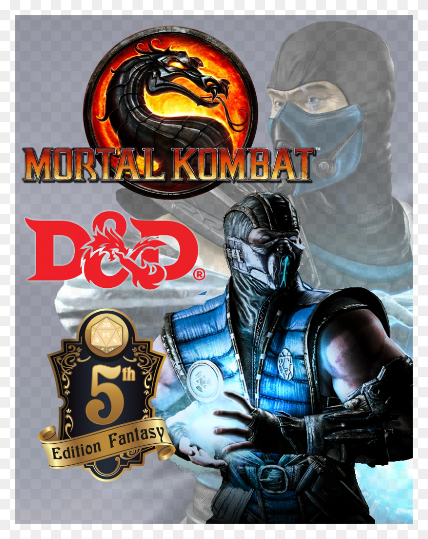 800x1024 Awesome Mkx Subzero Dnd 5e Mortal Kombatpng Mike Myler Mortal Kombat Chicken, Person, Human, Ninja HD PNG Download