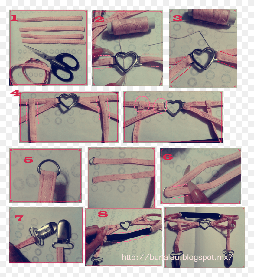 1463x1600 Awesome Pastel Goth Heart Garter Diy Tutorial Metalworking Hand Tool, Collage, Poster, Advertisement HD PNG Download