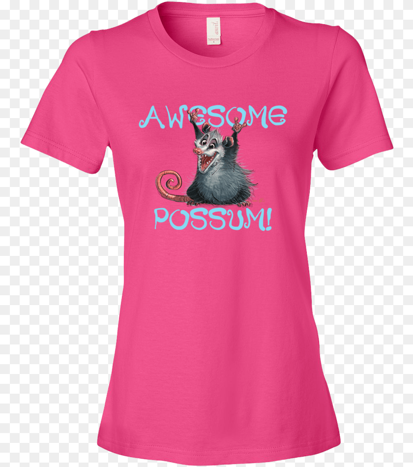 763x949 Awesome Possum Ladies Tee Va 11 Hall A Slut Shirt, Clothing, T-shirt Transparent PNG