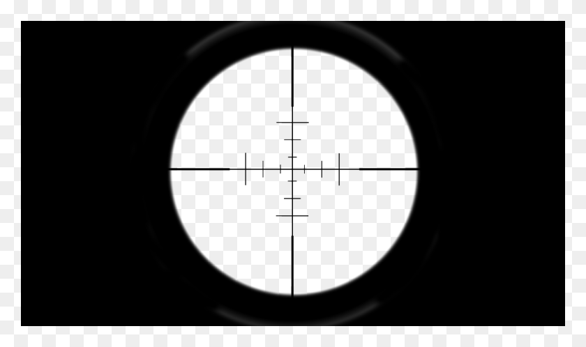 1024x576 Awp Scope Circle, Cross, Symbol, Ornament HD PNG Download