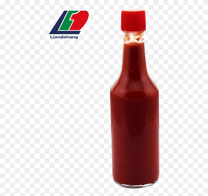 450x732 Axenically Processing Sriracha Red Hot Chili Sauce Glass Bottle, Ketchup, Food HD PNG Download