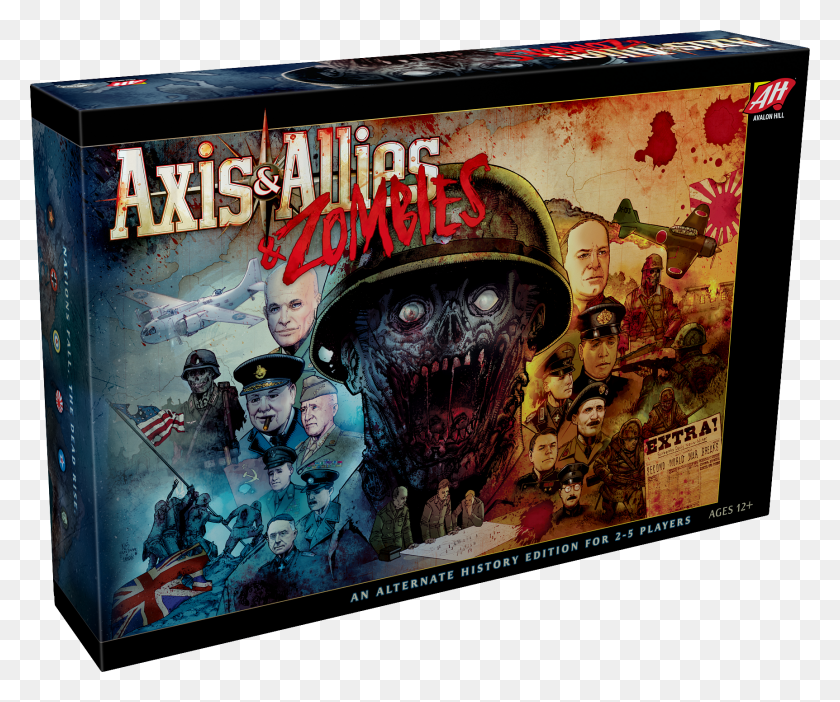 1724x1421 Axis Amp Allies Zombies Настольная Игра Ww1 Зомби, Экран, Электроника, Монитор Hd Png Скачать