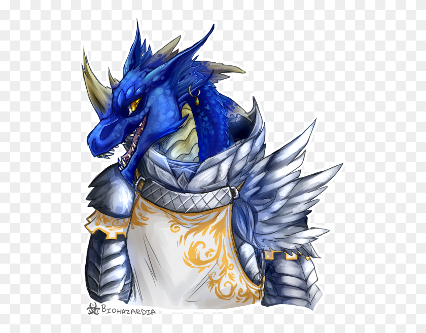 530x597 Ayyy It39s My Vengeance Paladin Dragonborn Girl That Blue Dragonborn Art, Dragon, Horse, Mammal HD PNG Download