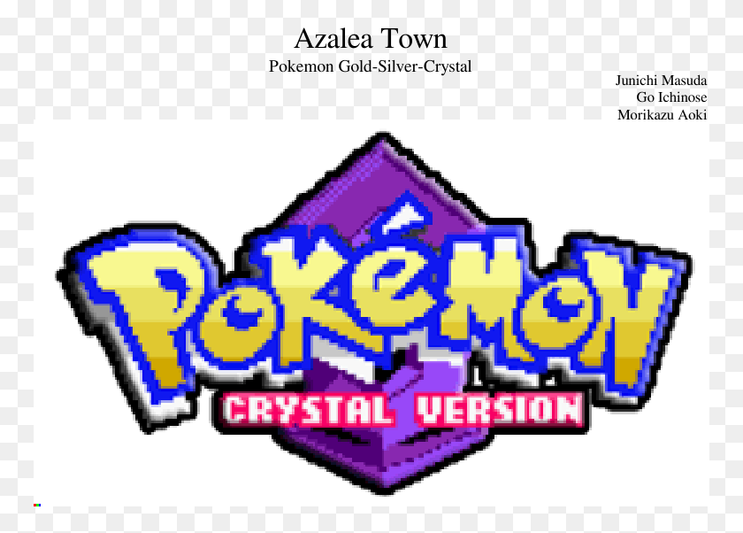 765x542 Azalea Town Pokemon Goldsilvercrystal Pokmon Crystal Version Logo, Toy, Pac Man, Fire Truck HD PNG Download