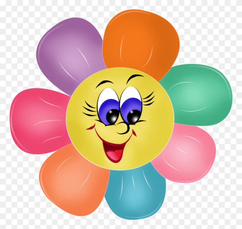 2126x2002 Azbuka Flower With Face Clipart, Balloon, Ball HD PNG Download