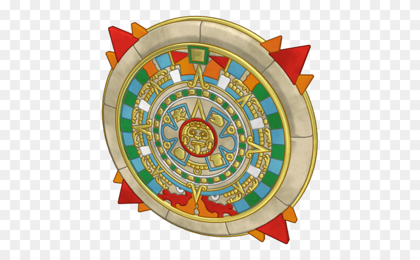 435x460 Aztec Calendar Webkinz Aztec Room Theme, Armor, Logo, Symbol HD PNG Download