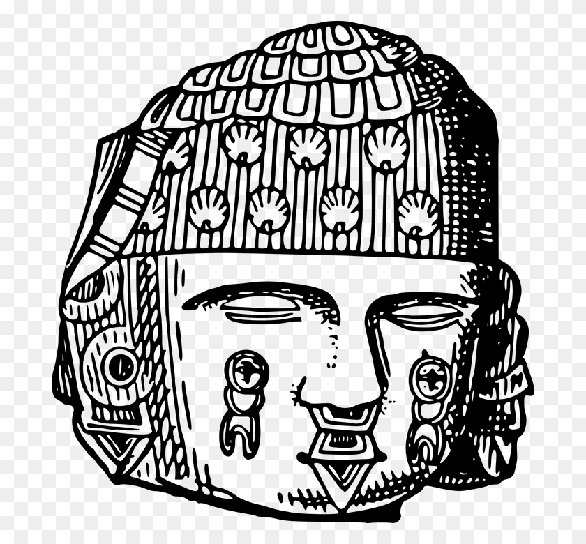 692x720 Ацтекская Митология Астека, Серый, Мир Варкрафта Png Скачать