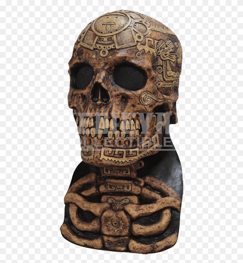 462x851 Máscara De Calavera Azteca, Edificio, Arquitectura, Emblema Hd Png