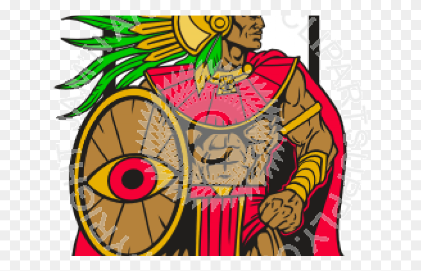 629x481 Png Ацтекский Воин