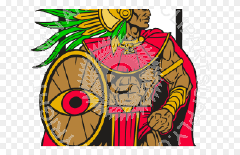 629x481 La Torre Del Reloj Png / Guerrero Azteca Hd Png