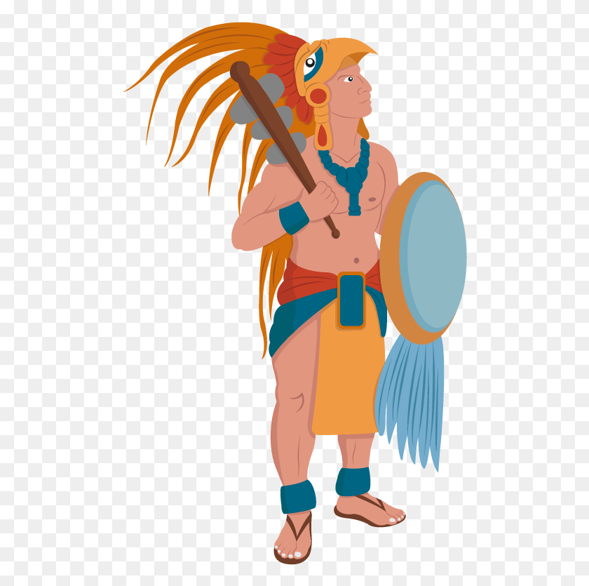 492x775 Aztecagrande De Dibujos Animados, Persona, Humano, Disfraz Hd Png