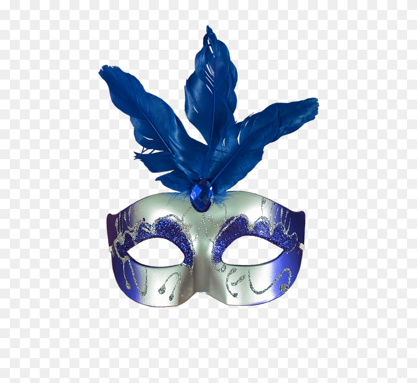 452x710 Azul Carnaval Mscara Baile De Mscaras Festa Mascara De Carnaval Azul, Crowd, Mask, Carnival HD PNG Download