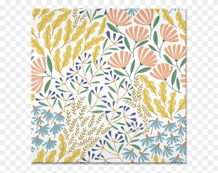 607x608 Azulejo Florais De Casadecorna Motif, Pattern, Rug, Floral Design HD PNG Download
