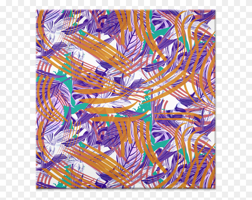 607x608 Descargar Png Azulejo Pinceladas De Flvia Suguitani Cintra Estevesna Motif, Modern Art, Collage Hd Png