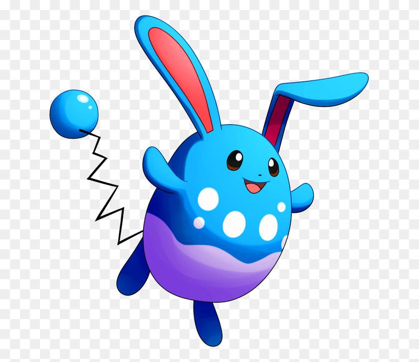 641x666 Azumarill Art, Graphics, Egg HD PNG Download