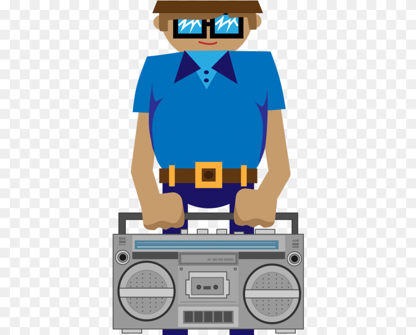 388x676 B Boy Boombox Vector Illustration Amp Gif Illustration, Electronics, Person Transparent PNG