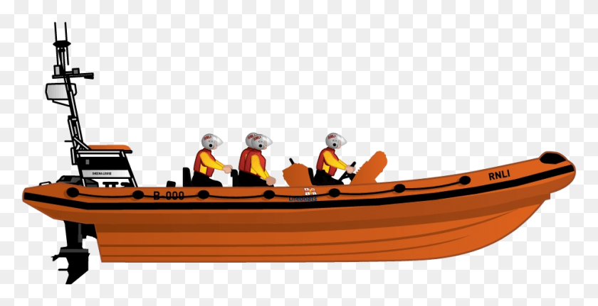 952x453 B Class Atlantic 85 Lifeboat Illustration Tr B Class Atlantic 85 Lifeboat, Person, Human, Boat HD PNG Download