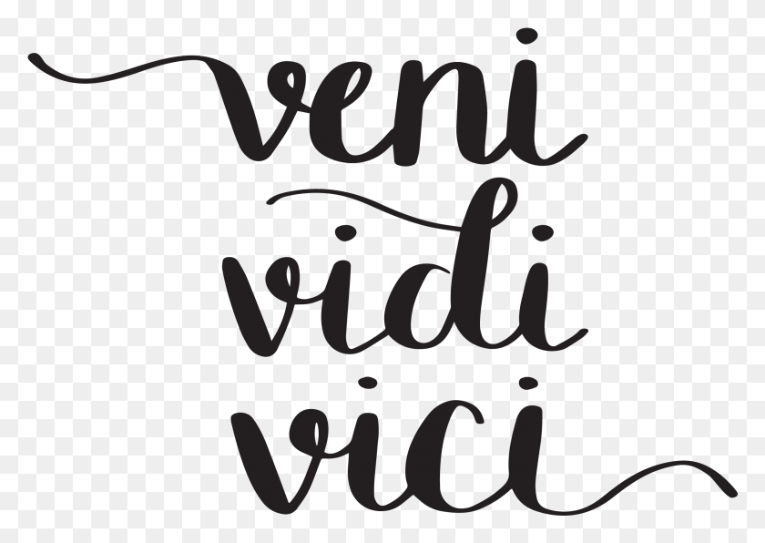 2219x1525 B Drawing Hand Lettered Veni Vidi Vici Design, Text, Calligraphy, Handwriting HD PNG Download