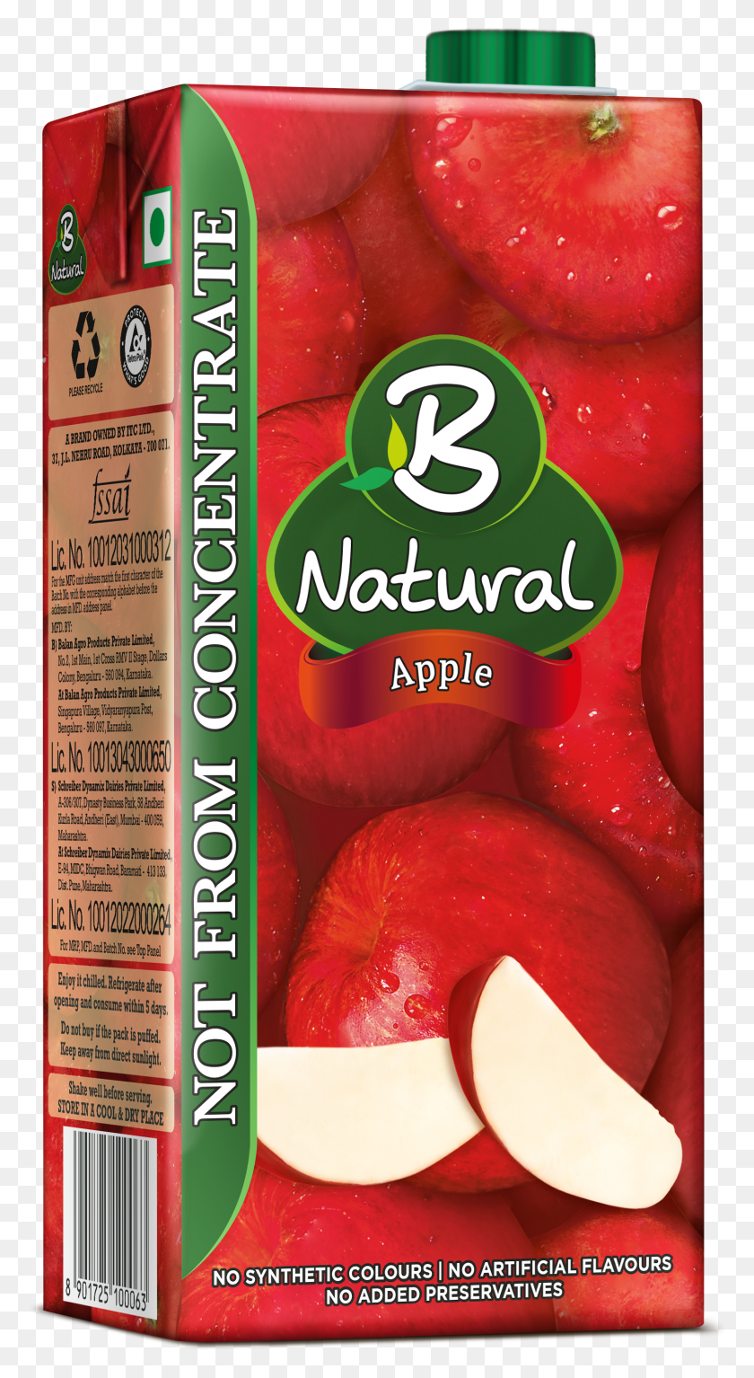 1489x2815 B Natural Apple Drinks B Natural Apple Juice HD PNG Download