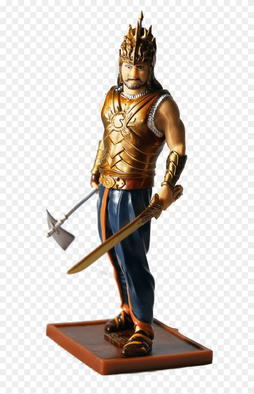 801x1276 Baahubali Amarendra Baahubali Figurine Miniature Baahubali Action Figures, Person, Human, Armor HD PNG Download
