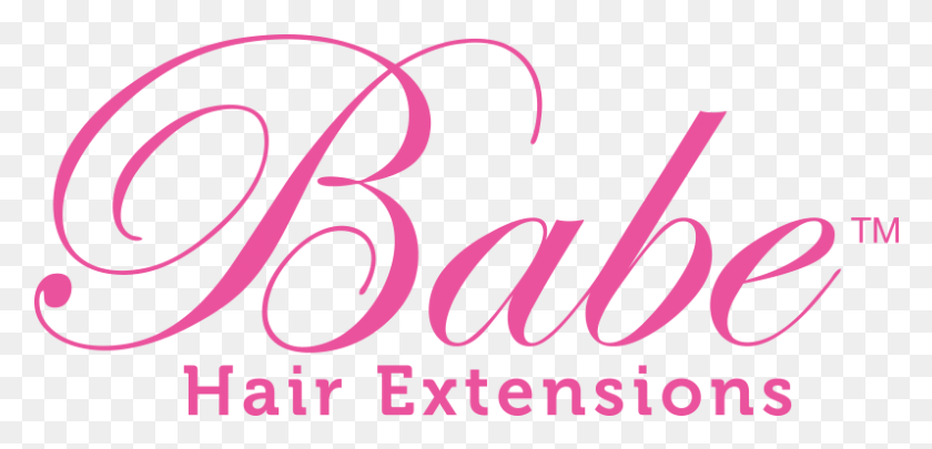797x353 Babe Hair Extensions Logo, Text, Alphabet, Poster HD PNG Download