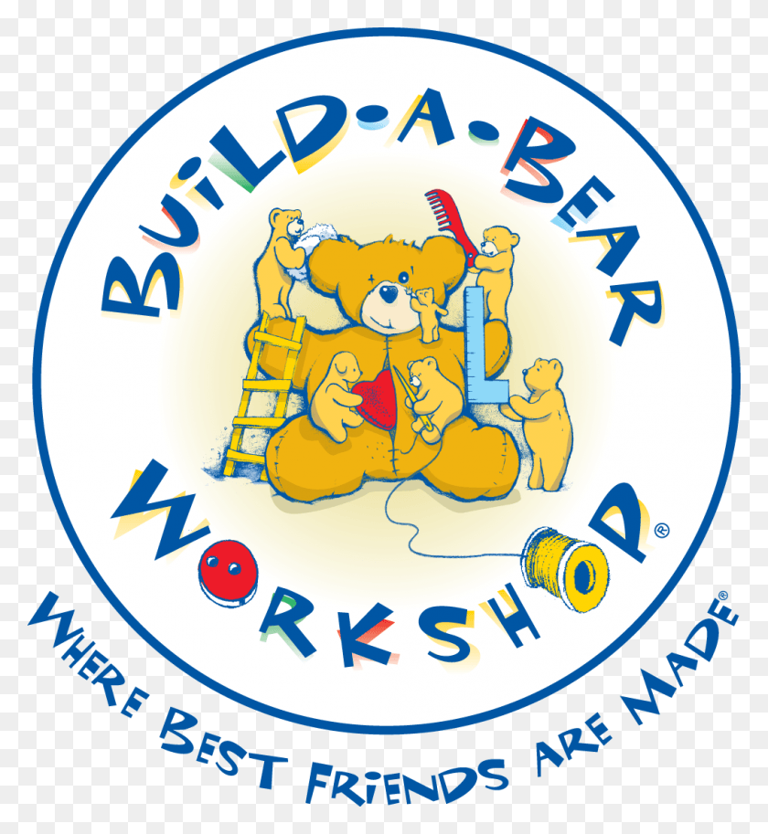 1015x1110 Descargar Png Babw Logo 4C Build A Bear Workshop Donde Mejores Amigos, Texto, Etiqueta, Alfabeto Hd Png