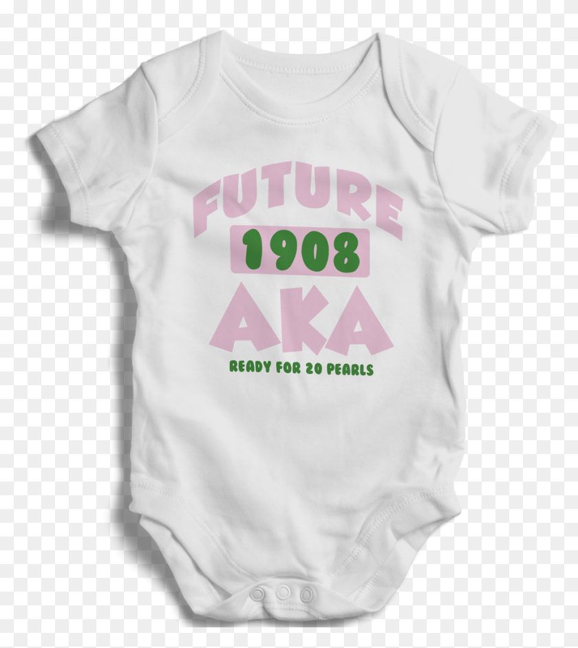 906x1025 Baby Alpha Kappa Alpha Onesie K Детские Рубашки Kiwanis, Одежда, Одежда, Футболка Hd Png Скачать