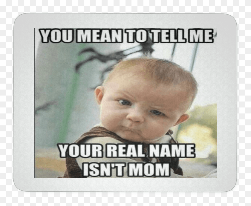 878x710 Baby And Mom Meme Funny Mousepad Daddy Stole My Milk Meme, Person, Human, Face HD PNG Download