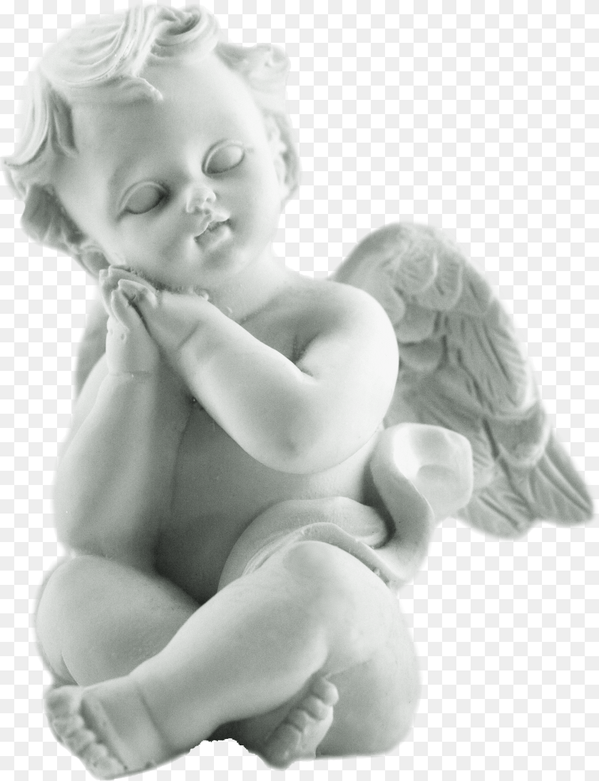 1866x2432 Baby Angel Statue, Person, Face, Head Transparent PNG