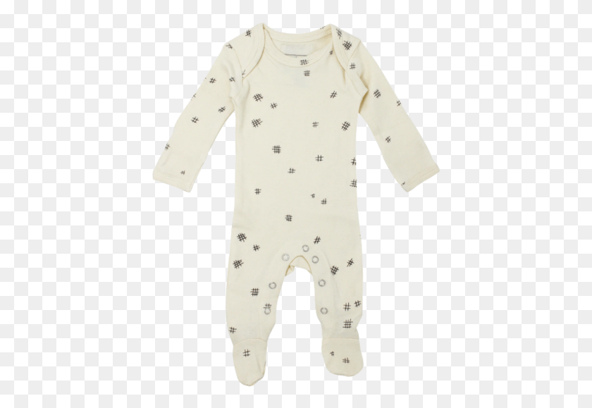 410x519 Baby Baby Beige Crosshatch Sleeper Polka Dot, Clothing, Apparel, Sleeve HD PNG Download