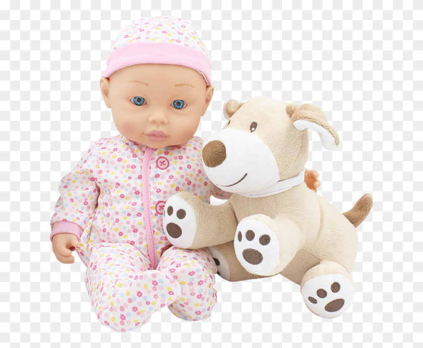 643x631 Baby Basics Doll With Sound Pet Stuffed Toy, Person, Human, Teddy Bear HD PNG Download
