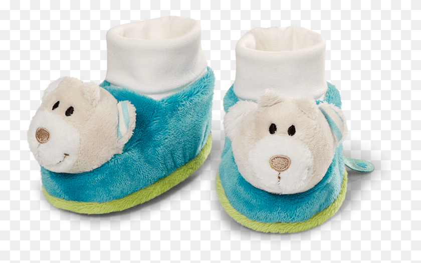 739x465 Baby Booties Bear With Rattle Plush, Clothing, Apparel, Pottery HD PNG Download