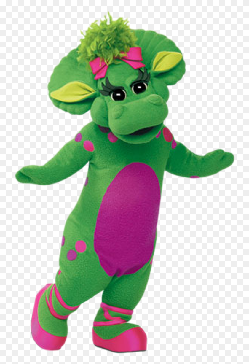 754x1167 Baby Bop Barney And Friends Characters Barney The Dinosaur Green Friend, Toy, Plush, Mascot HD PNG Download