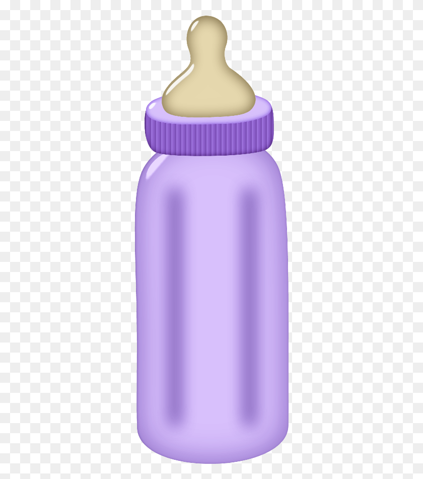 307x891 Baby Bottle Purple Baby Bottle Clip Art, Bottle, Pill, Medication HD PNG Download